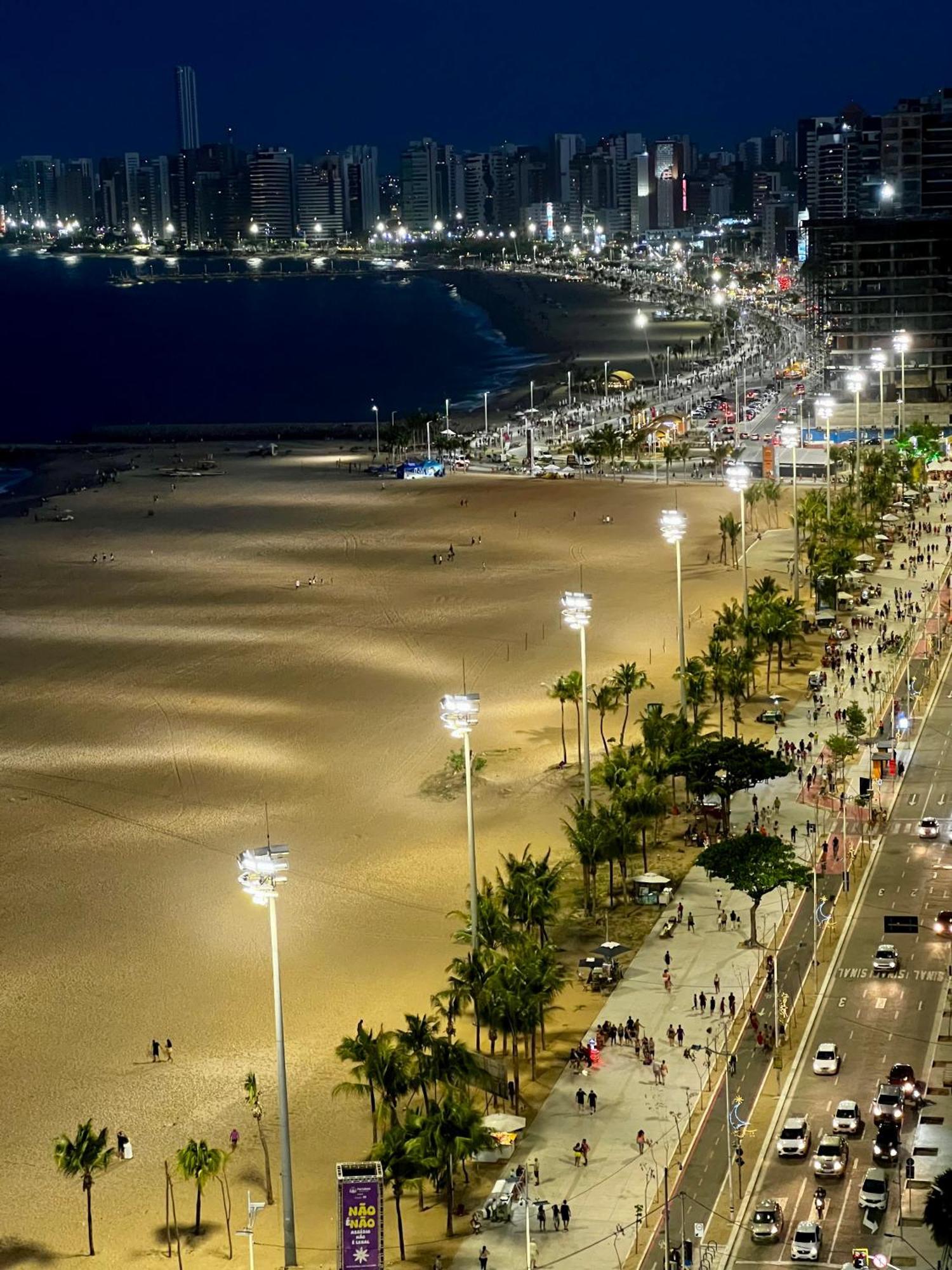 Flat Praia De Iracema Vista Mar Fortaleza  Bagian luar foto
